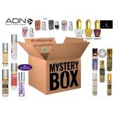 Bruine kartonnen mystery box parfumolie met 10 willekeurige parfumoliën voor verrassingsliefhebbers